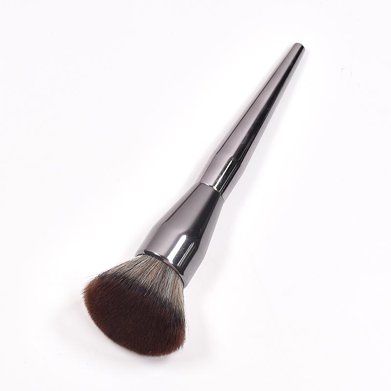 Custom logo Makeup Brush Set Natural Luxury High Quality Black Hair Gray Handle Factory Manufacturer Makeup Brush