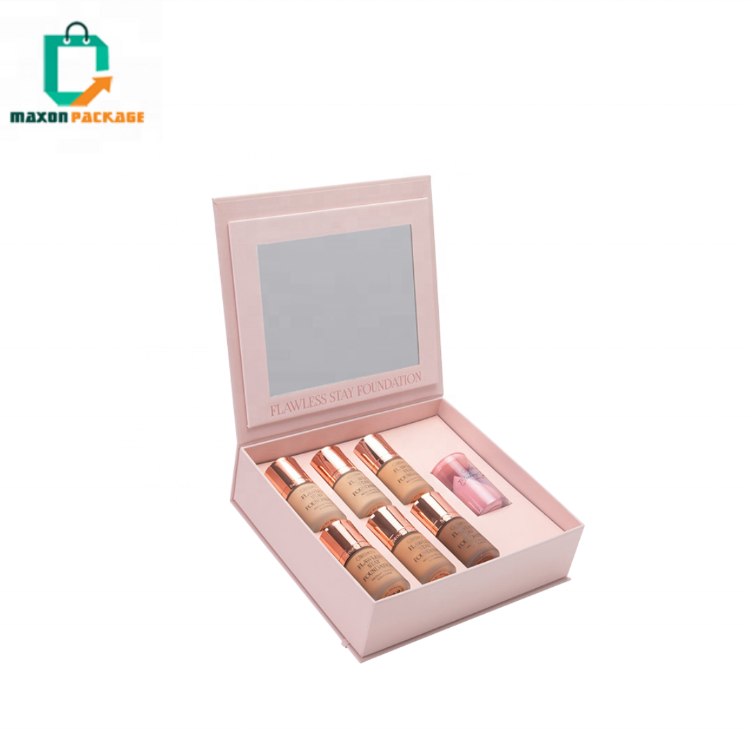 FAMA Factory Wholesale Custom Makeup Package Paper Box Custom Logo Printing Makeup Brush Packaging Boxes
