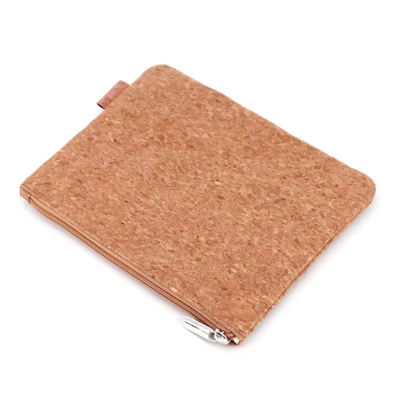 Cork cosmetic bag detail 4