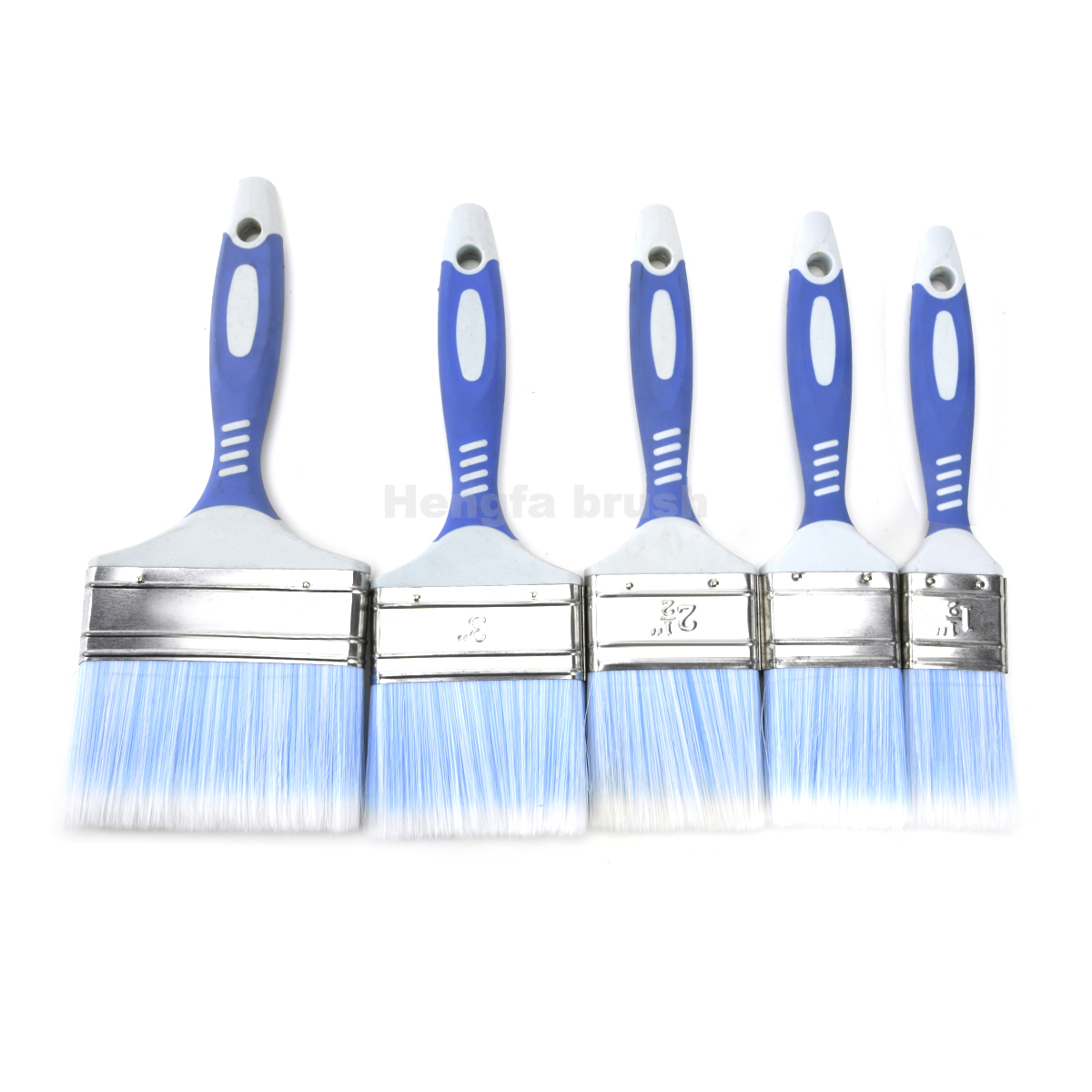 Paint Brush Manufacture China Industrial TPR Rubber Handle Wall Synthetic Fiber Paint Brushes Premium Paint Brush Kit