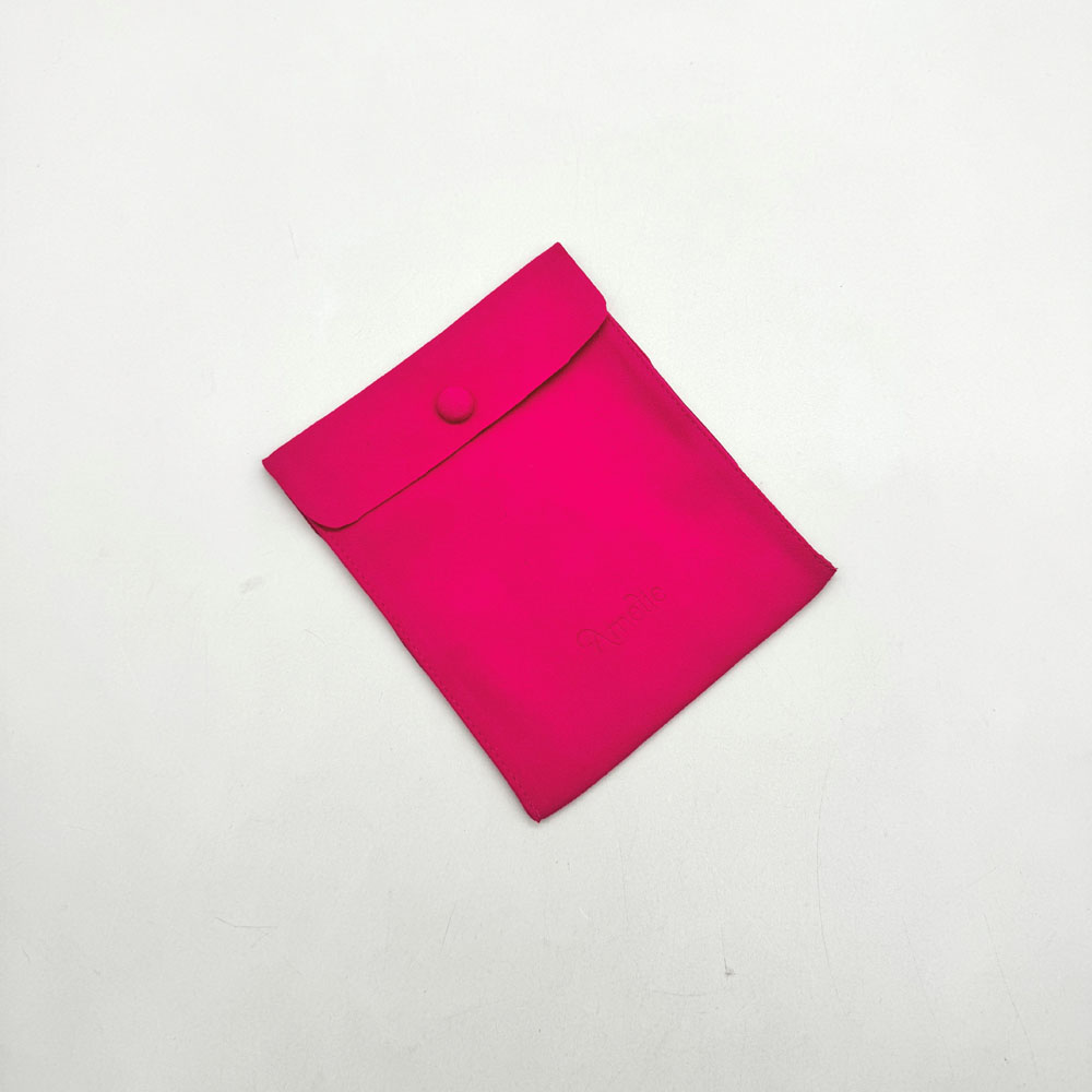 Eco-friendly Reusable Makeup Pouch Custom Cosmetic Bag Velvet Cosmetic Bag Flocking Cosmetic Bag