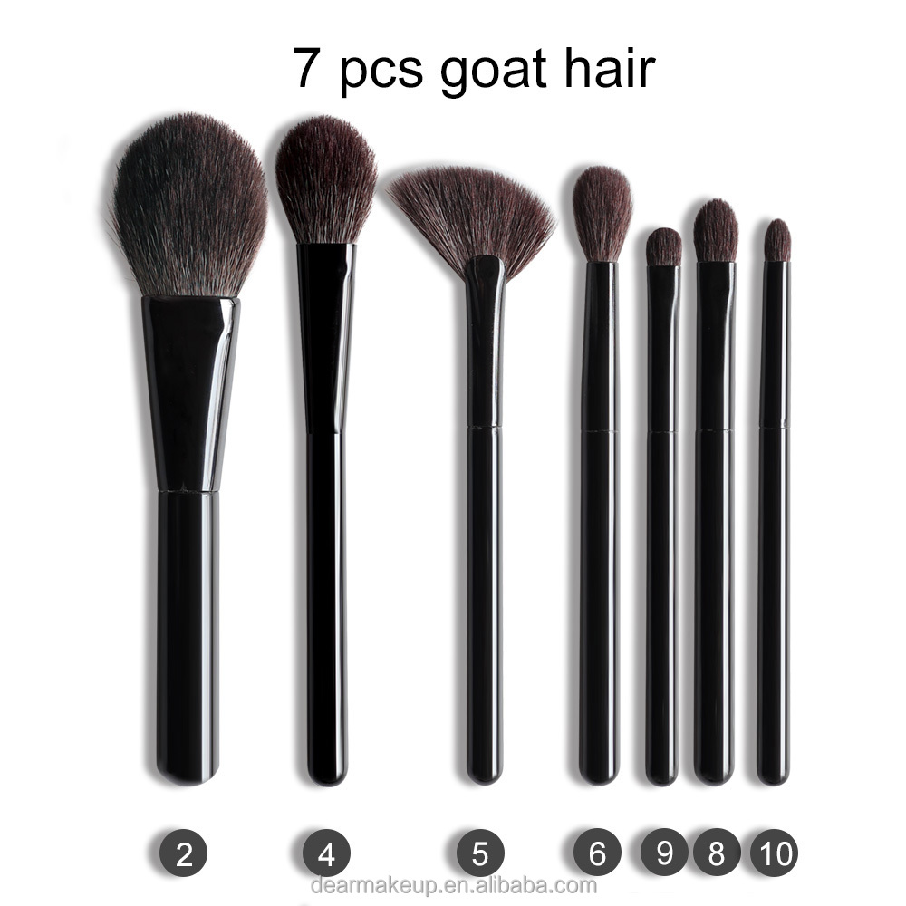 Private Label Personalized Professional Cosmetic Makeup Brushes Set With Pure Handcraft Bristle