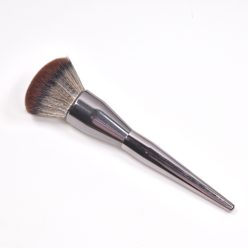 Custom logo Makeup Brush Set Natural Luxury High Quality Black Hair Gray Handle Factory Manufacturer Makeup Brush