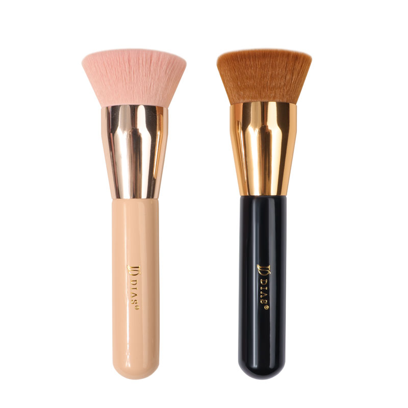 High Quality Professional OEM/ODM Cosmetic Brushes Soft Synthetic Brush Bulk Flat Top Foundation Brush for Face &amp; Concealer