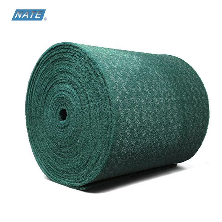 Factory Price Customized Kitchen Sponge Cleaning Pad Roll Green Scouring Pad