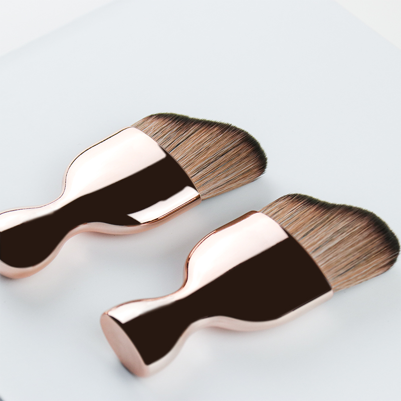 Portable Multi-Function Synthetic Hair Makeup Brush Custom Personalized For Foundation Face Makeup Contouring Blending Stippling