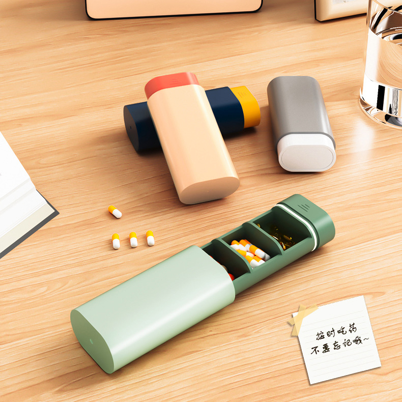 Pills Box Hot Portable Mini Pill Cases Medicine Fish Oils Container Storage 3 Grids Organizer Travel Vitamin Box Small