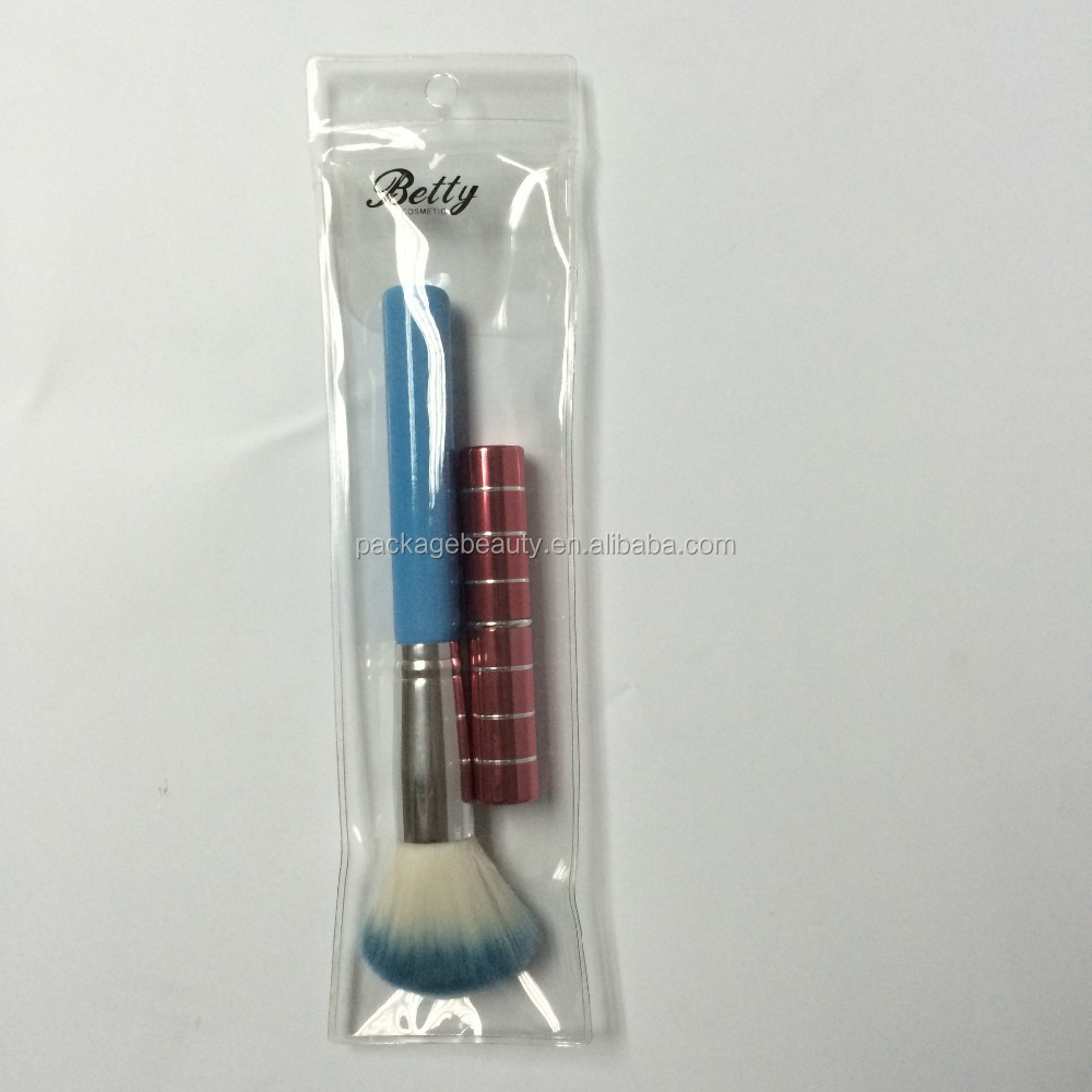 Eco-friendly Beauty Packaging clear PVC Plastic Makeup Brush Bag