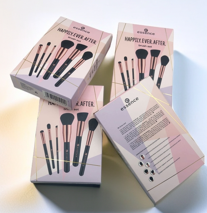 Custom Face Brush Tools Boxes 12 15 18 Makeup Brush Box Packaging Cases Kraft Paper Cosmetic Beauty Brush Collection Box