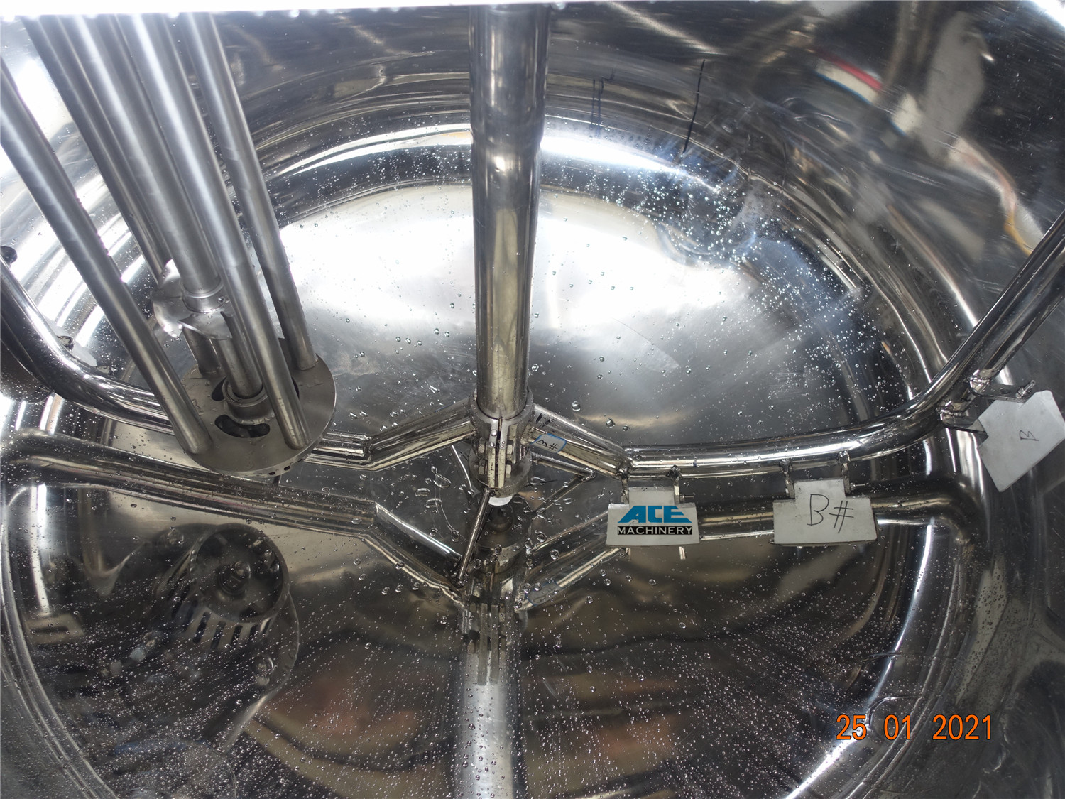 Top Homogenizer Detail