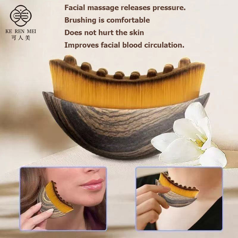 OEM ODM Customizable Soft Nylon Hair Face Makeup Brushes Face Cream Applicator Salon Daily Beauty Foundation Brush