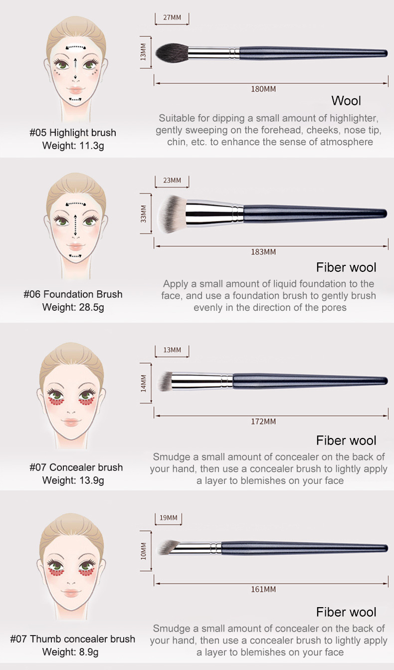 Makeup Brush Detail 6