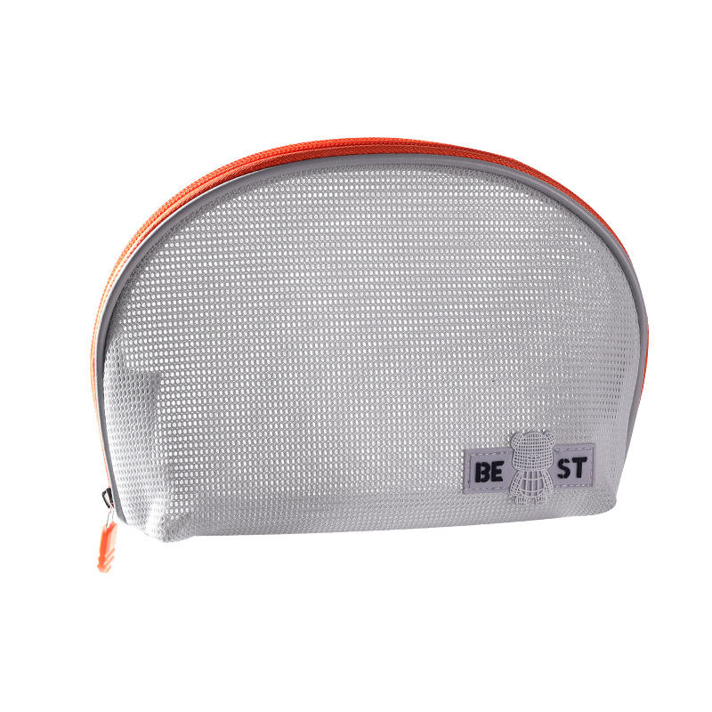 OEM ODM Cosmetic Bag Large Capacity Waterproof Cosmetic Bag Travel Toilet Pouch Soft Mesh Makeup Bag for Women