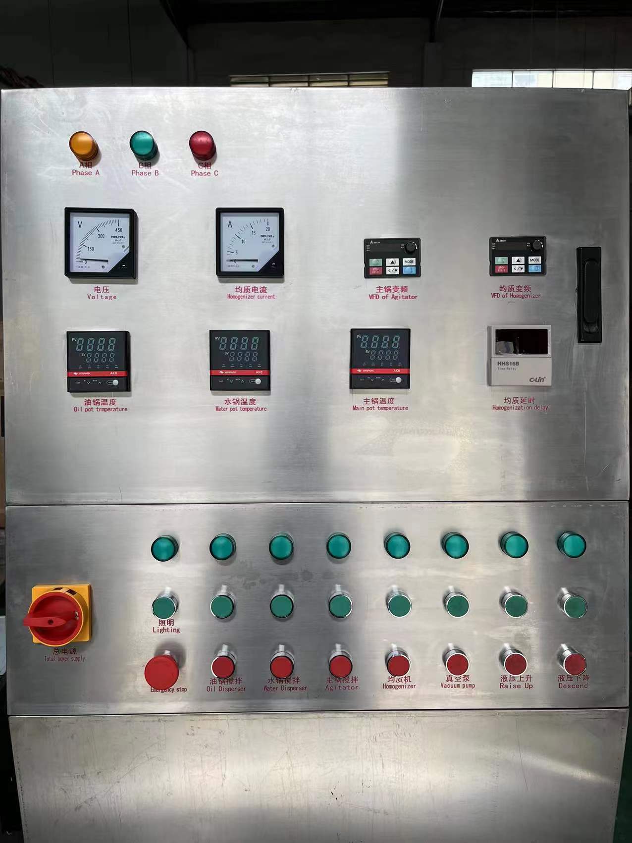 Button Control Panel