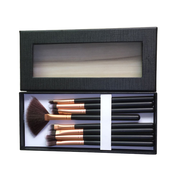 OMET Cosmetic Makeup Brush Packaging Gift Box with Embossing Recycled Materials Customizable Size &amp; Logo