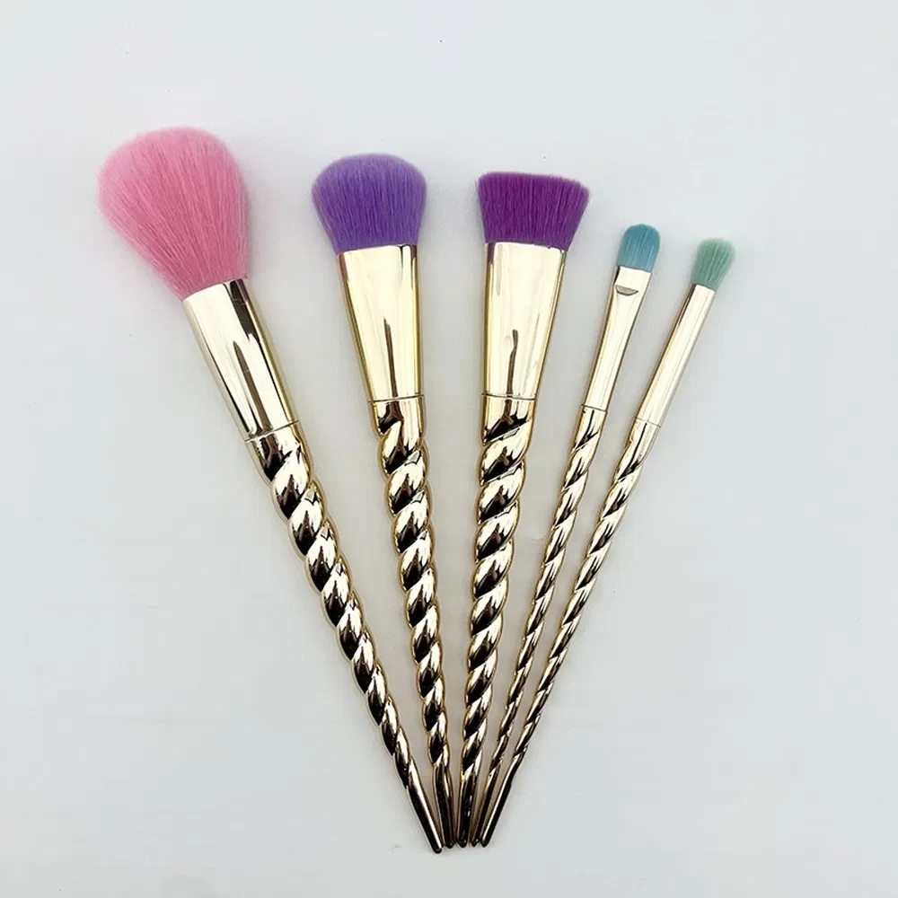 Powder Dispenser Cosmetic Brush Manufacturing Gradual Brush Handle Fluffy Makeup Brush