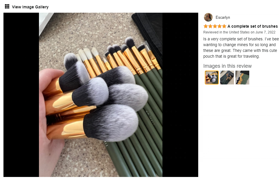BS-MALL High Quality Brushes Make up Brushes Green Vegan 18-PiecePrivate Label Makeup Brushes Set for Foundation Eyeshadow