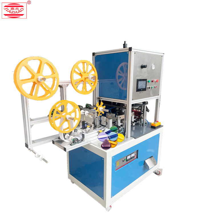 JIAZHAO Pneumatic Ultrasonic Makeup Sponge Machine Non Woven Powder Puff Processing Equipment 1 Year 220V/380V 500kg 8kw