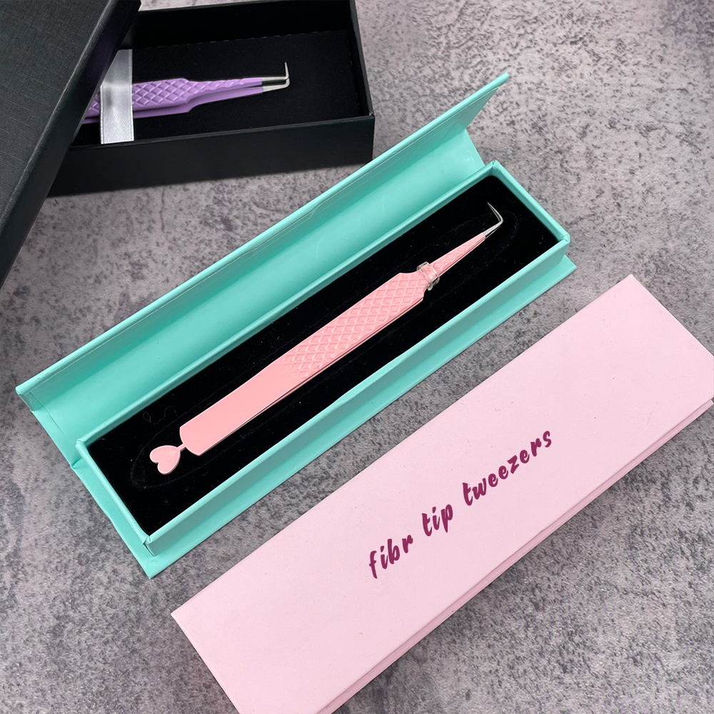 Private Label Eyelash Extension Tweezers Makeup Tools Pince Eyebrow Tweezers Anti Static Eyelashes Tweezers Tongs Pincers Pinzet