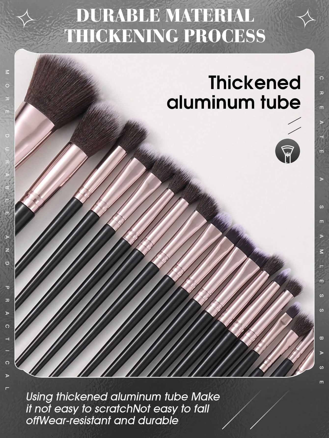 20-Piece Portable Makeup Brush Set Beginner Blush Synthetic Hair Beauty Tools