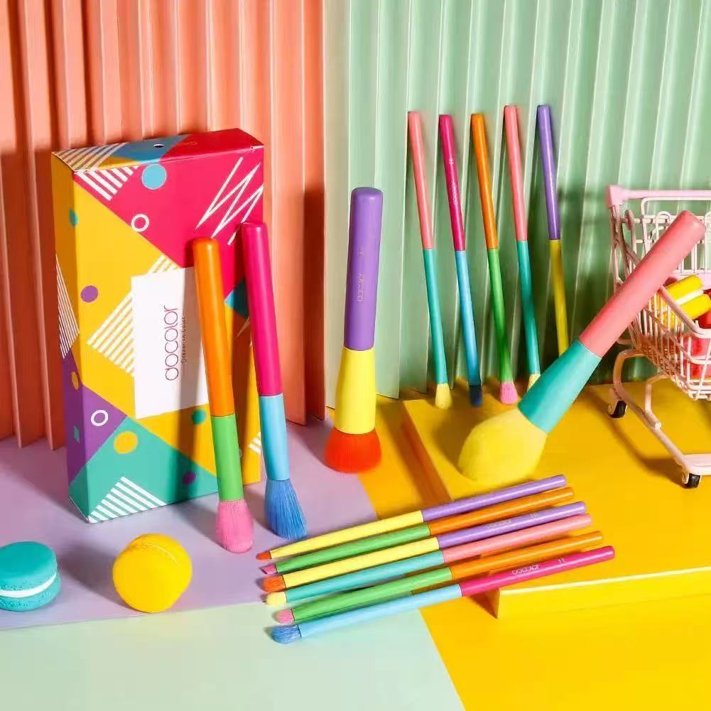 Portable Smooth Precise Face Cosmetic Application Brush Set Makeup Beginners Elegant Daily Beauty Looks Luxury Makeup Brush Set