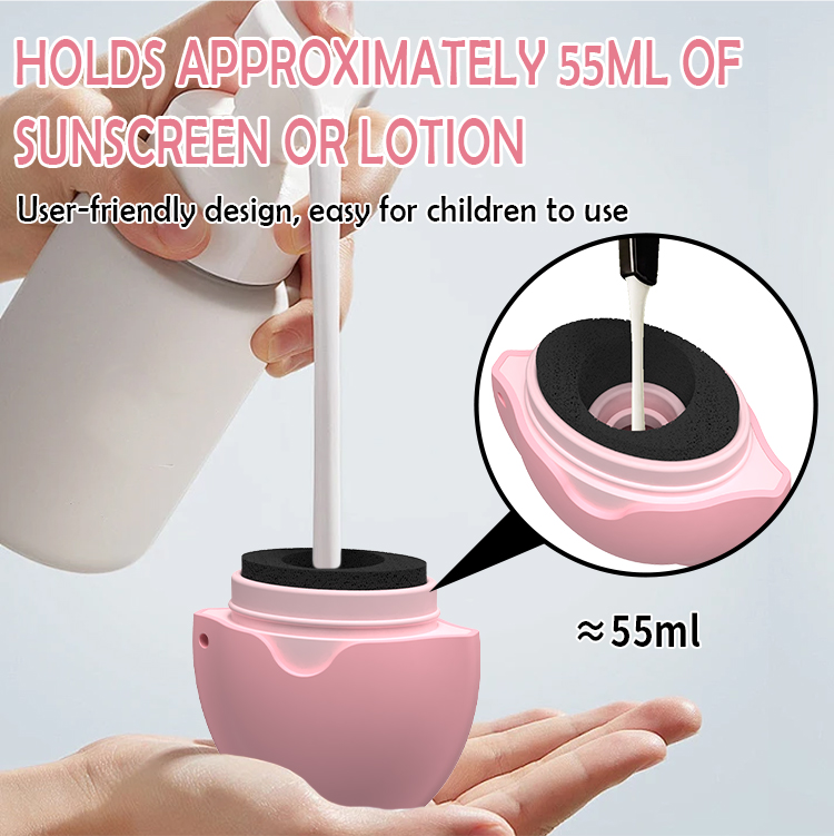 Silicone Sunscreen Applicator Container