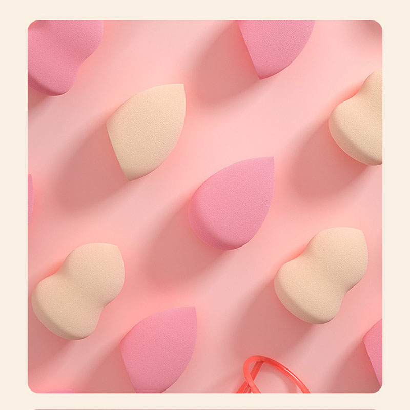 Factory Low MOQ Wholesale Custom Logo Super Soft Make up Beauty Sponges Packaging Private Label Beauty Sponge Blender Set
