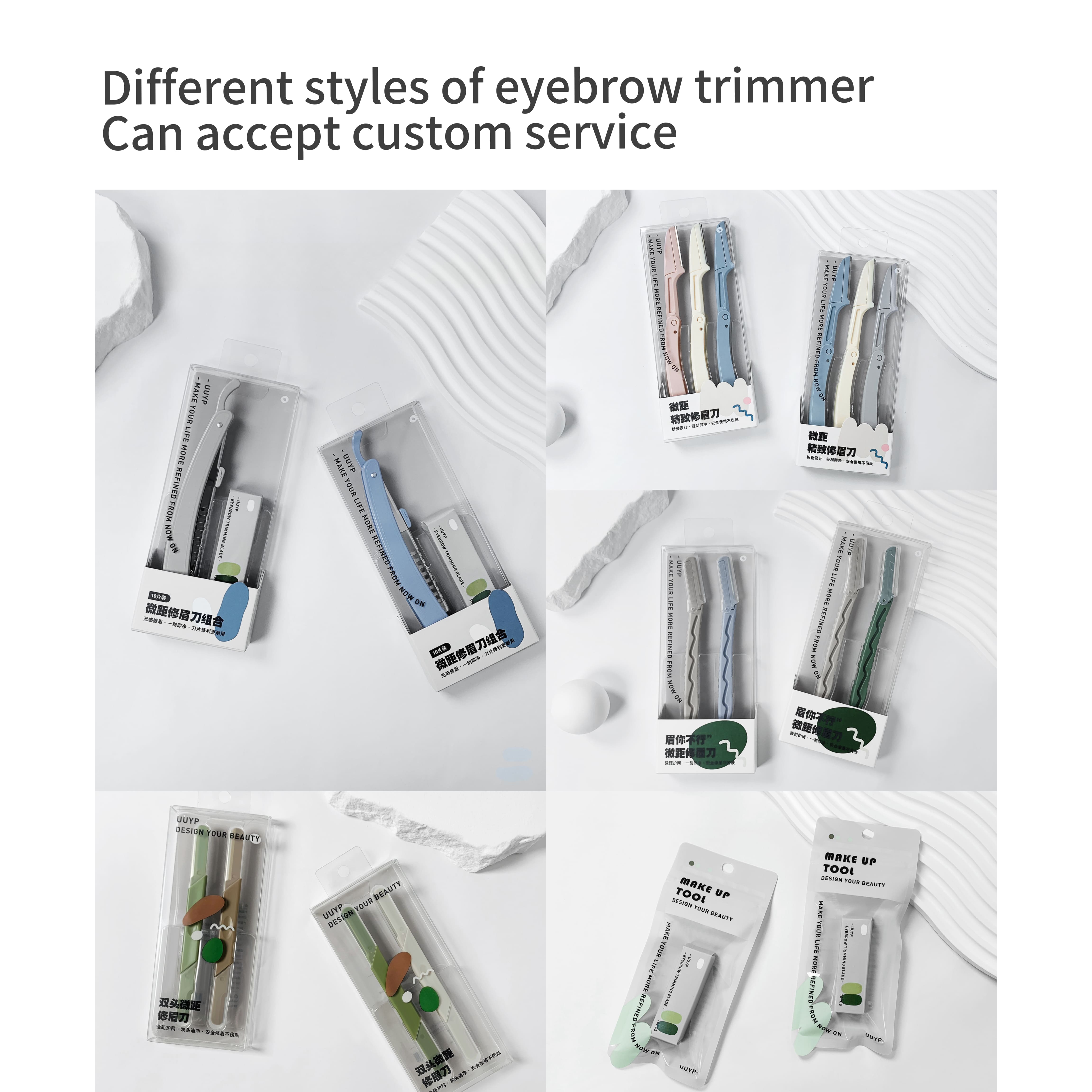 Eyebrow Razor Display