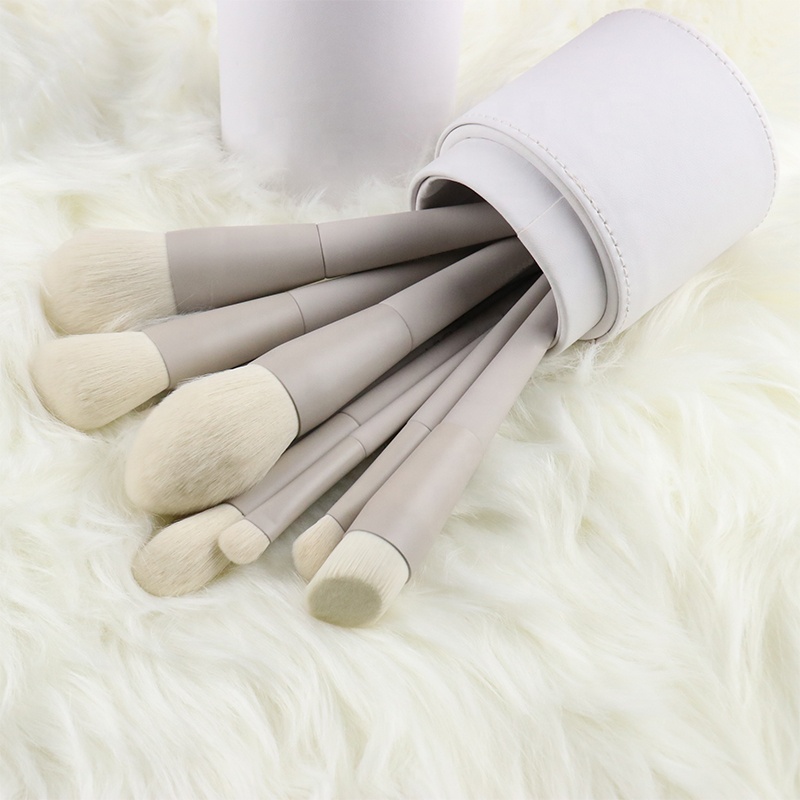 LS Brush Make Set Up 10pcs Custom Private Label Luxury Wholesale Wood Handle Foundation Cosmetic Makeup Brushes