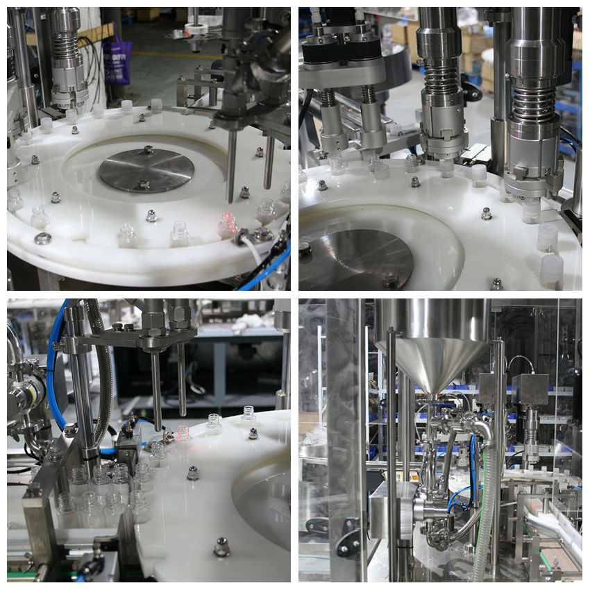 The Best Face Cream Viscous Liquid Filling Machine Essential Oil Full Automatic Liquid Filling And Cap Machine Line