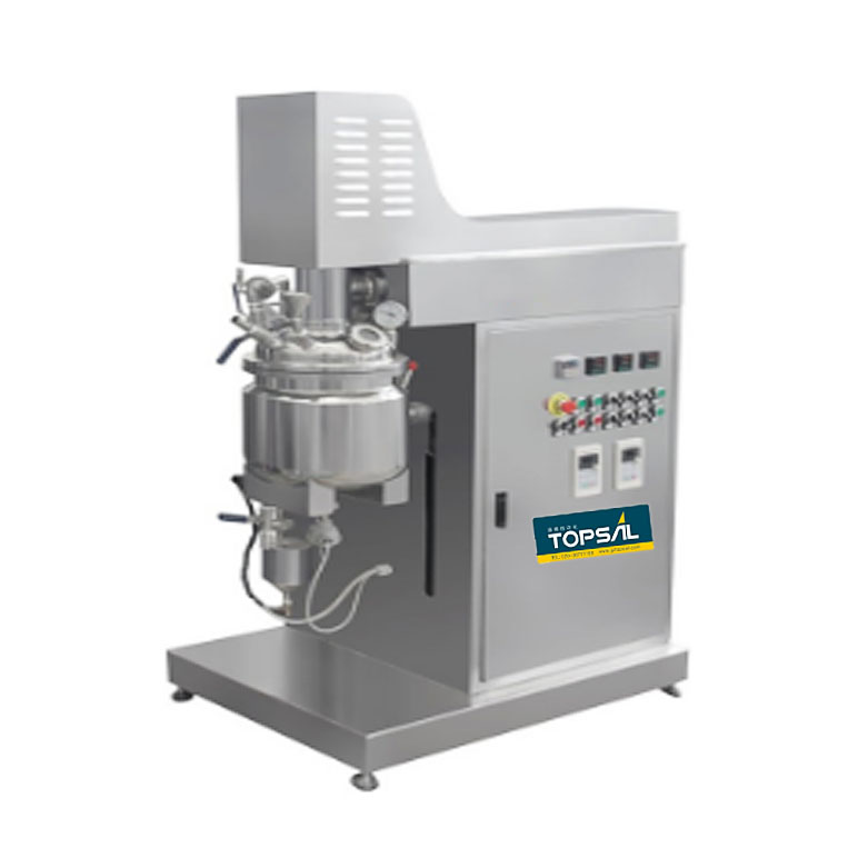Topsail 200L Automatic Lifting Emulsifier Shampoo Mixer Beauty Blenders Oil Making Machine