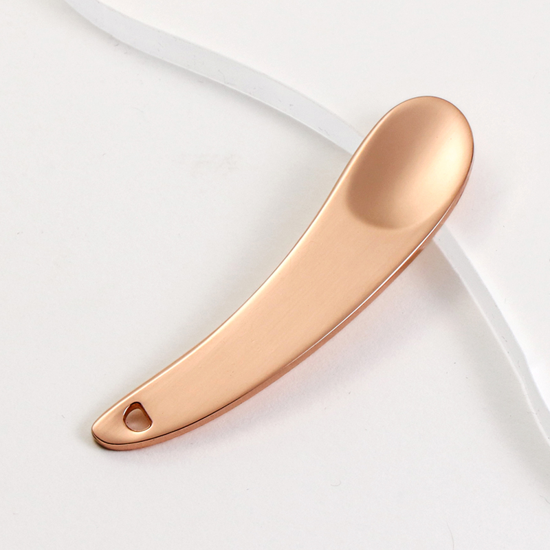 Luxurious Eye Serum Applicator Mini Face Cream Makeup Mixing Spoon 304 Stainless Steel Cosmetic Spatula Facial Massage