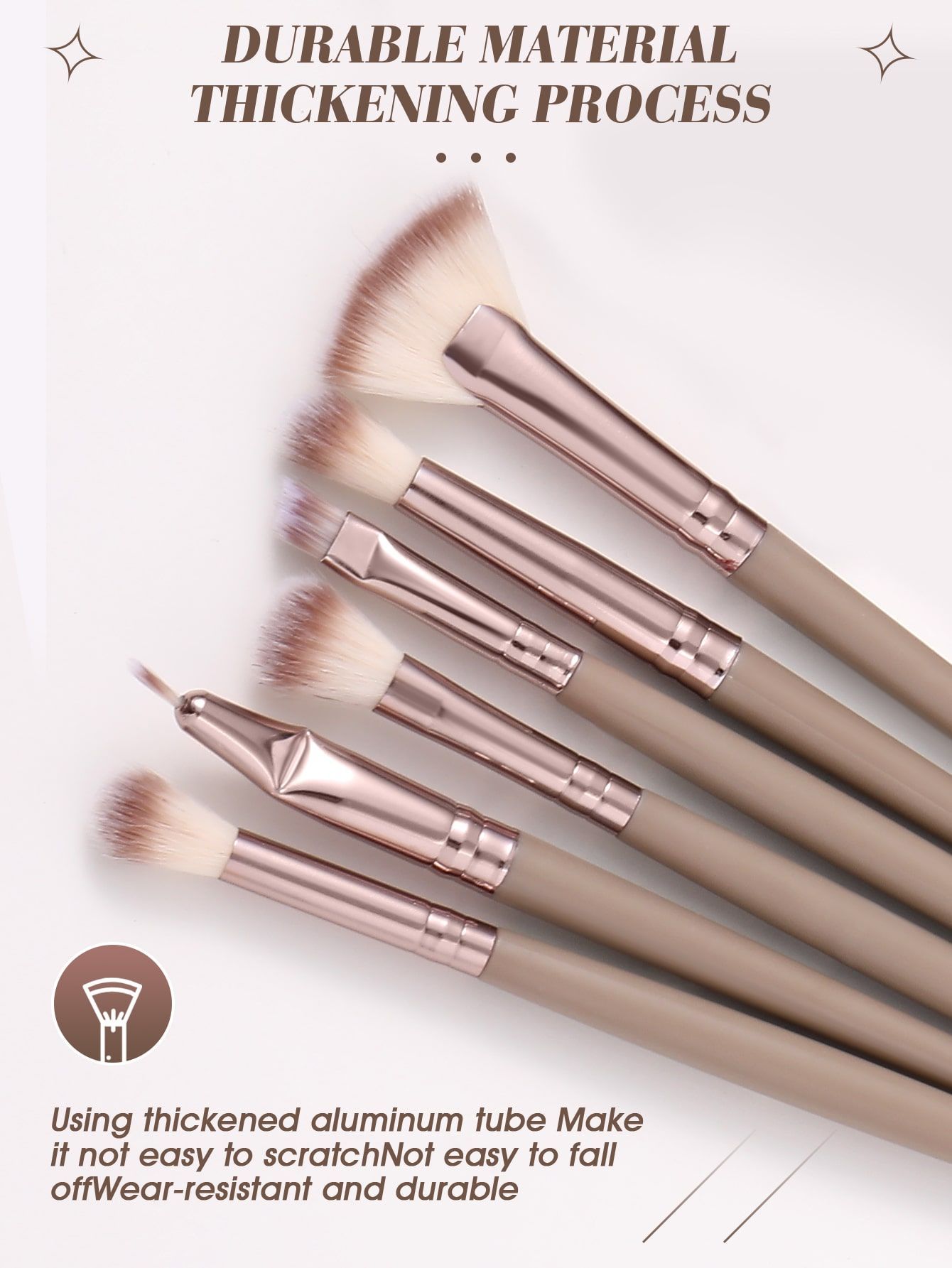 20-Piece Portable Makeup Brush Set Beginner Blush Synthetic Hair Beauty Tools