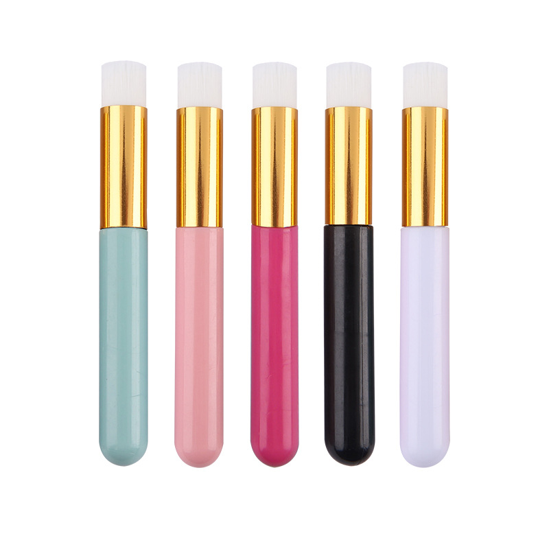 Eco-Friendly Skin-Friendly Portable Eyelash Shampoo Brush Kit Plastic Handle Synthetic Hair Foam Cleanser Concentrated Formula