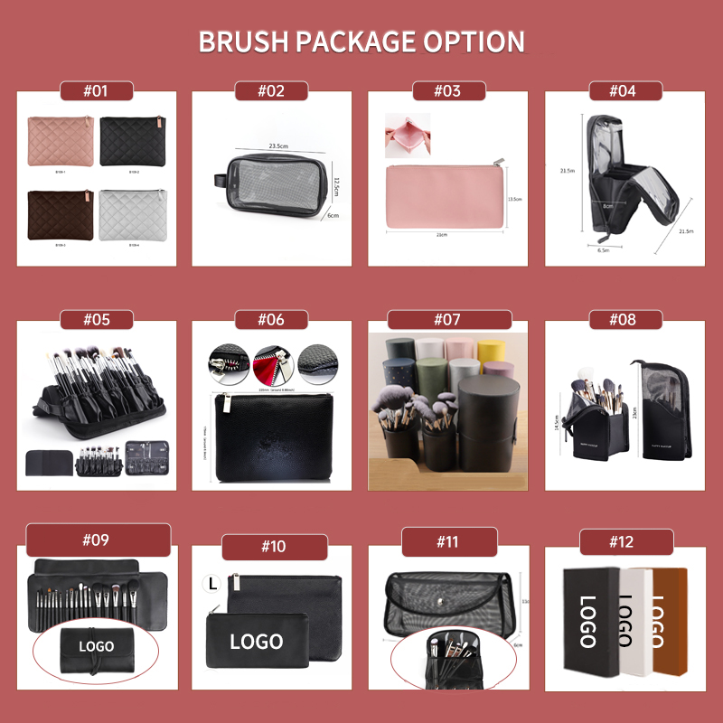 HMU Pink Makeup Brushes High Quality Wholesale Luxury Brush Set Pink Vegan 30pcs Pink Make up Brushes With Custom Logo