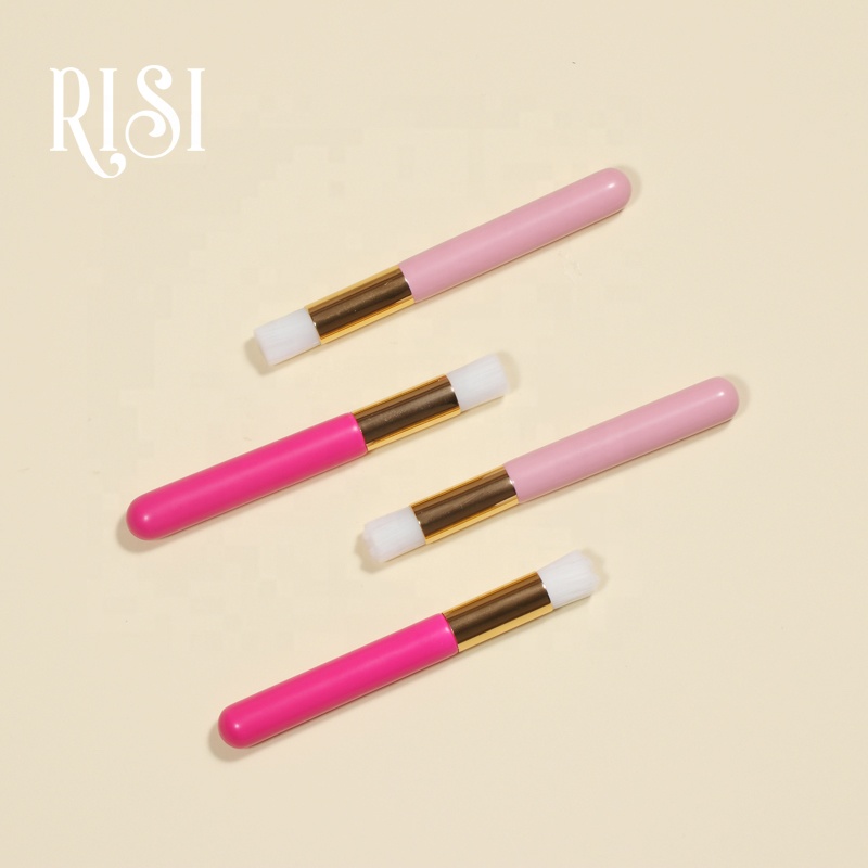 RISI Eco-friendly High Quality Eyelash Cleaning Brush Offer Private Label Lash Cleansing Brush Super Soft