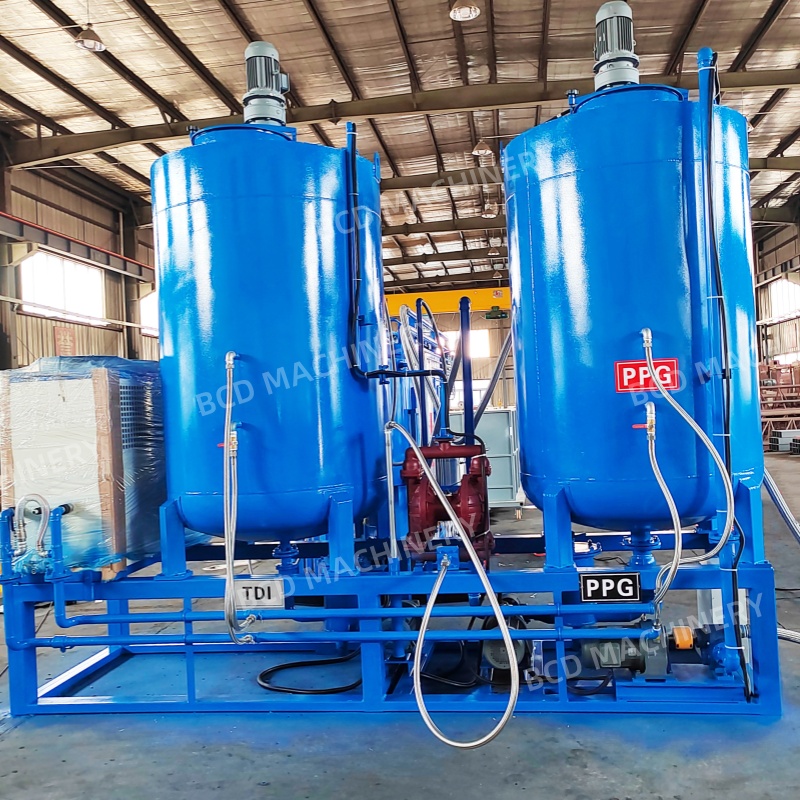PLC Control Semi-Automatic Multi-Purpose Strict Process Batch Mattress Makeup Sponge Foam Making Machine