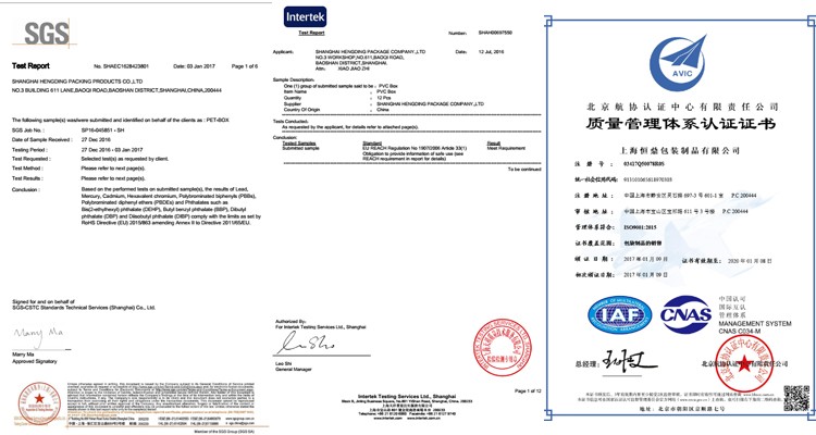 Quality Certifications