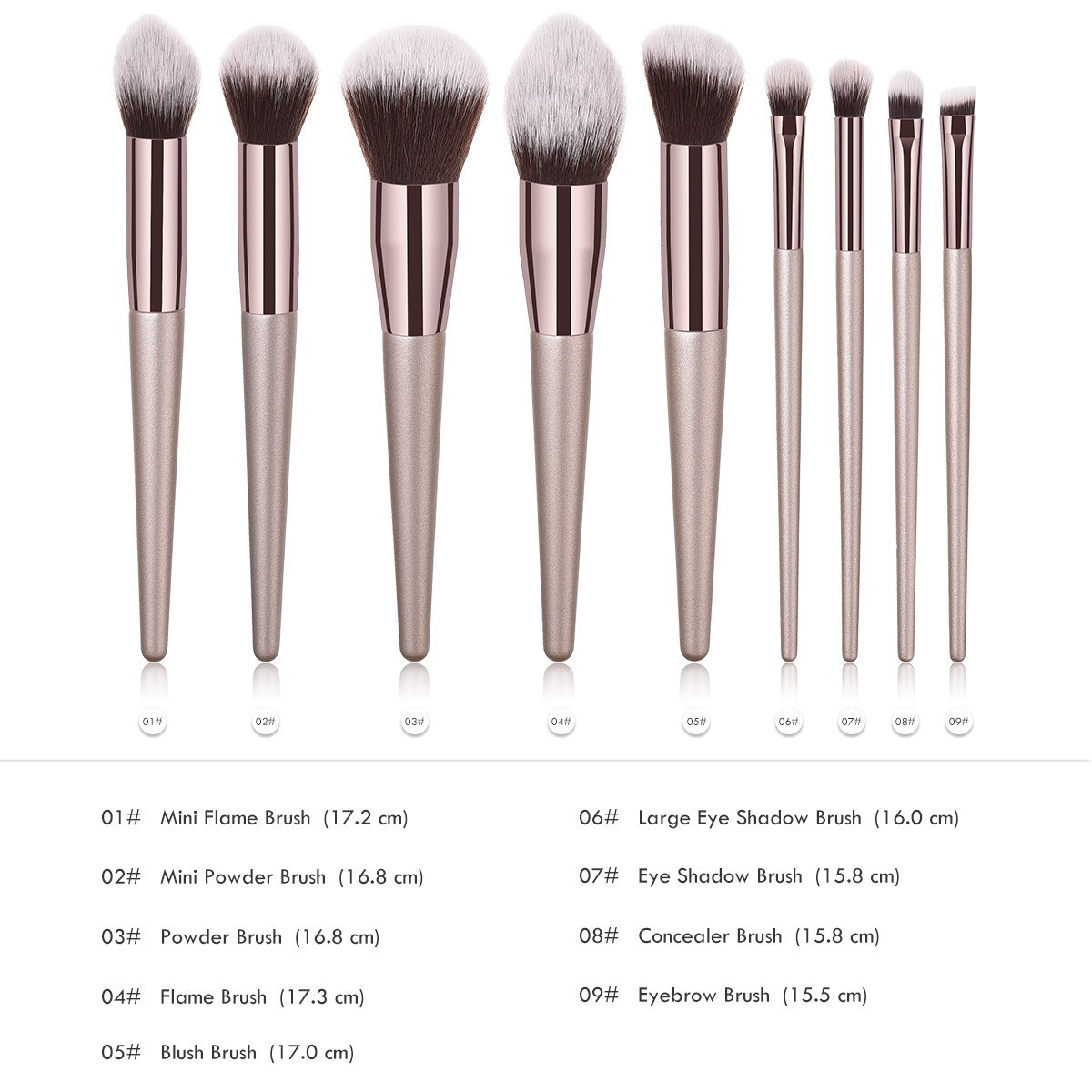 18PCS 20PCS Brochas De Maquillaje Kabuki Brushes China Custom Logo Natural Wooden Handle Foundation Makeup Brush Set