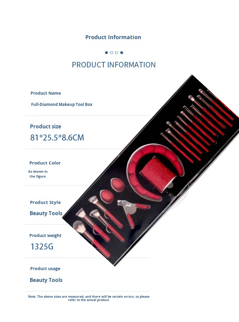 Diamond Bling Makeup Brushes Detail 2