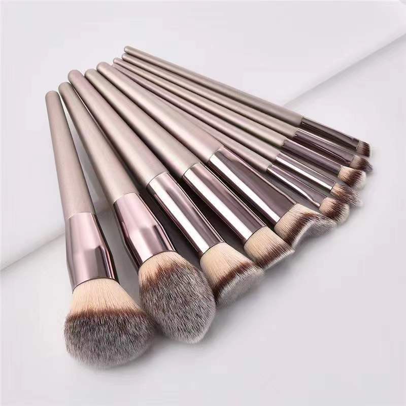 Portable 7/10/14PCS Make up Brush Synthetic Set Professional Face Powder Eye Makeup Brushes Blending Kit with Cosmetic Bag ODM