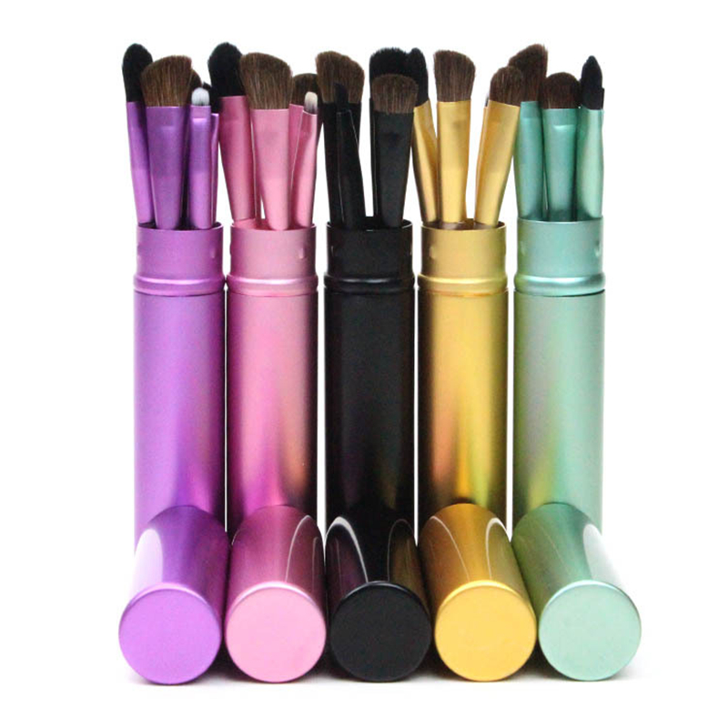 5pcs Professional Travel Portable Mini Eye Makeup Brushes Set