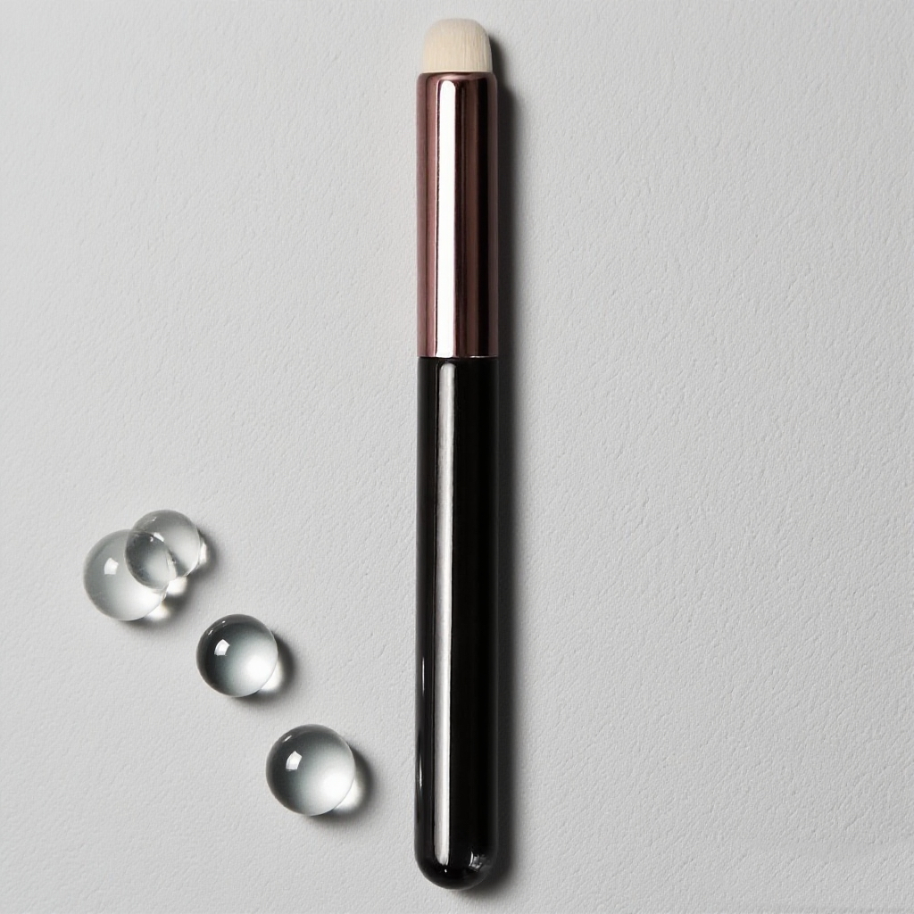 Round Lip Brush -Birch Handle with Synthetic Bristles for Precise Lipstick Application Wholesale From Professional Manufacturer