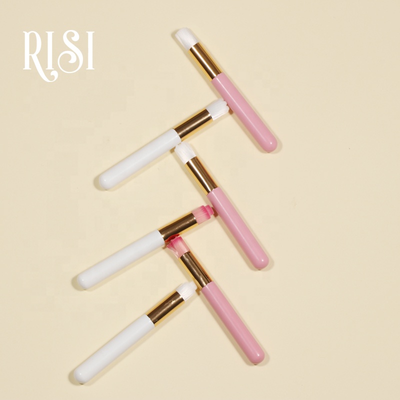 RISI Eco-friendly High Quality Eyelash Cleaning Brush Offer Private Label Lash Cleansing Brush Super Soft