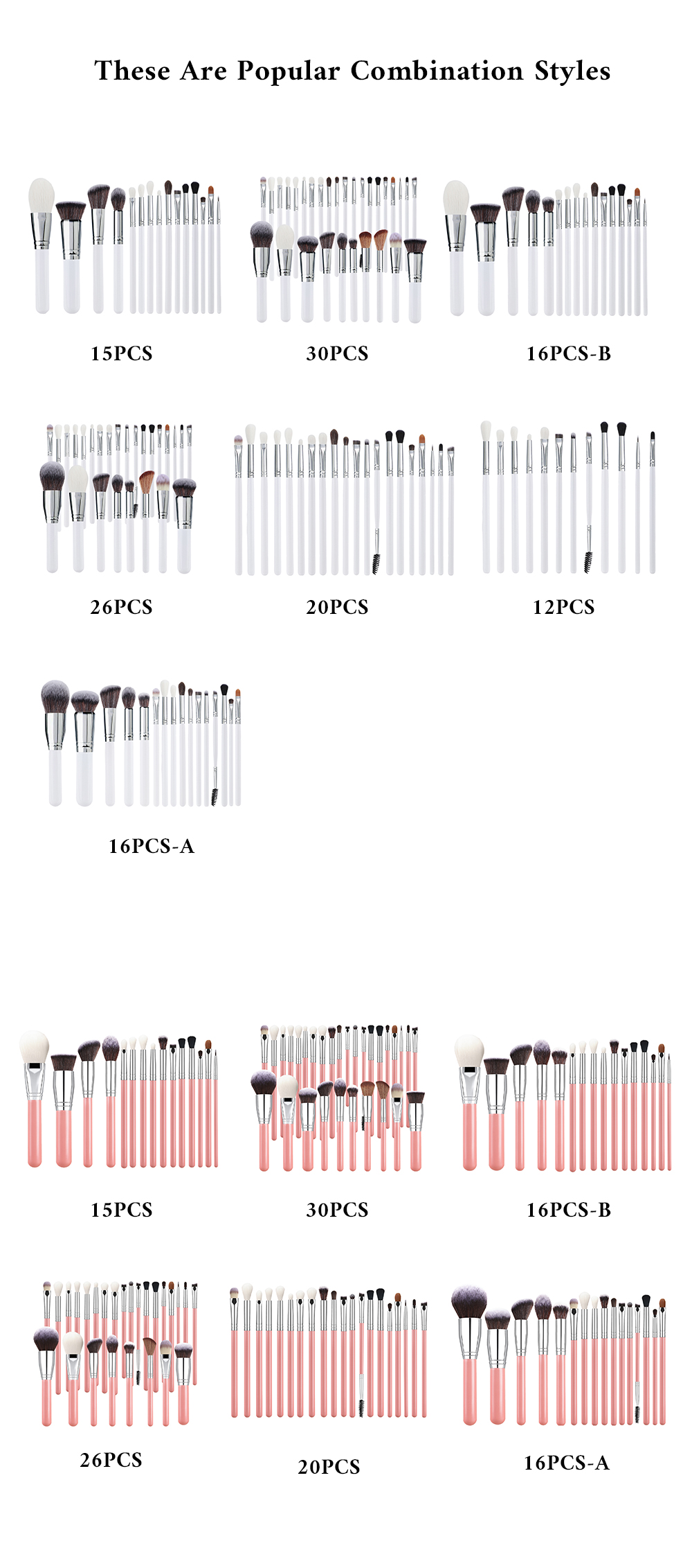 Makeup Brush Set View 1