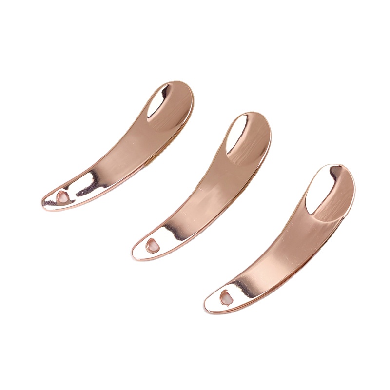 Custom Logo 5.6CM Cream Applicator Luxury Zinc Alloy Cosmetic Scoop Gold Silver Mini Spatula Spoon ISO9001 Certified Facial Skin