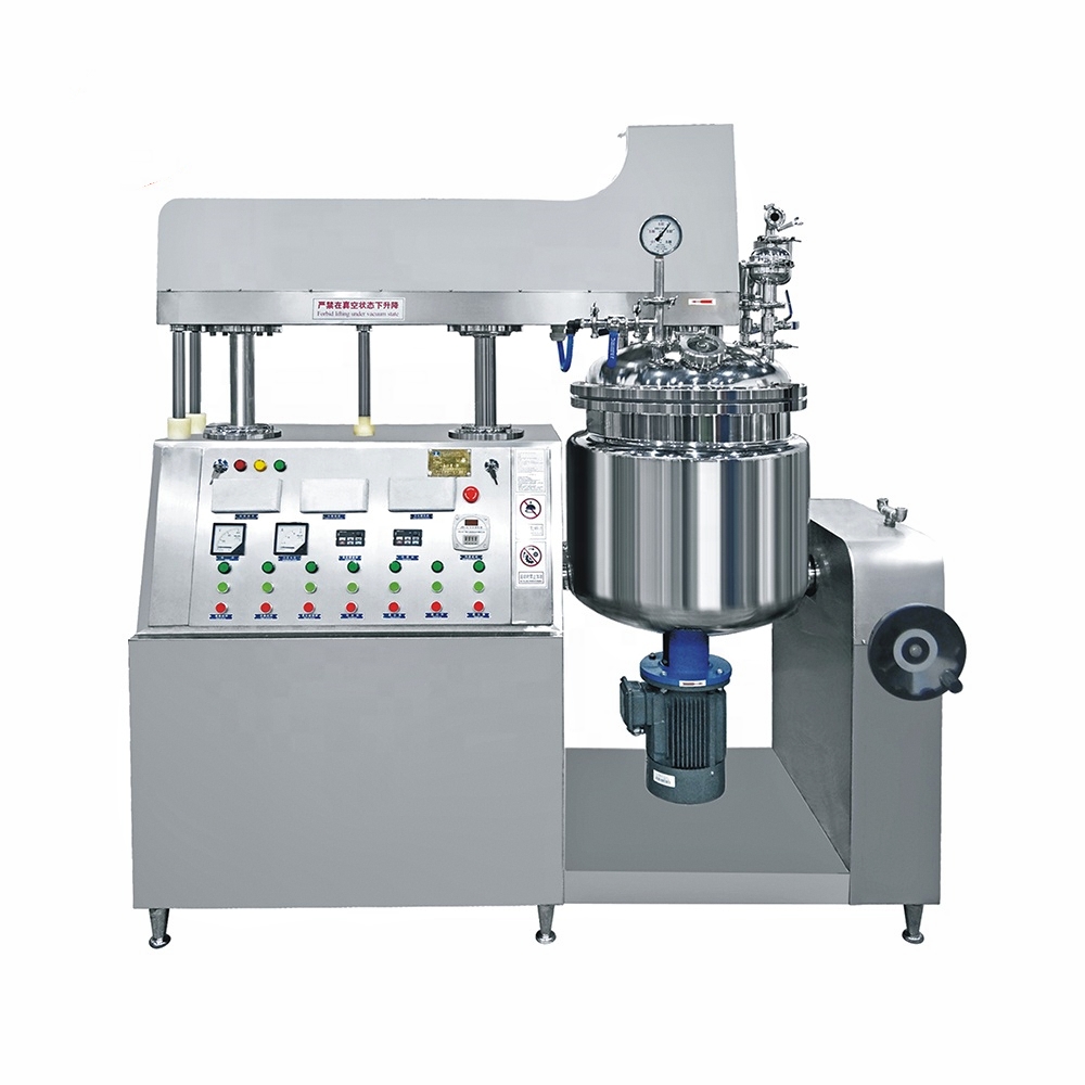 Topsail 200L Automatic Lifting Emulsifier Shampoo Mixer Beauty Blenders Oil Making Machine