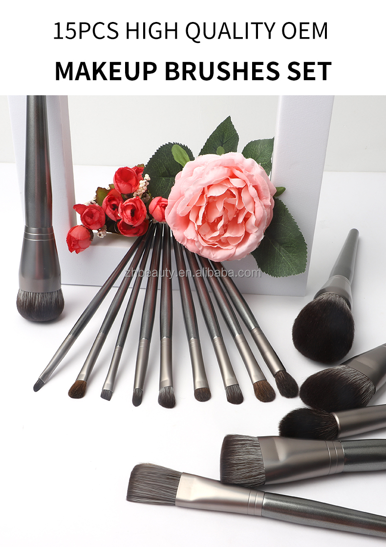 15pcs Makeup Brush Set Specifications Overview