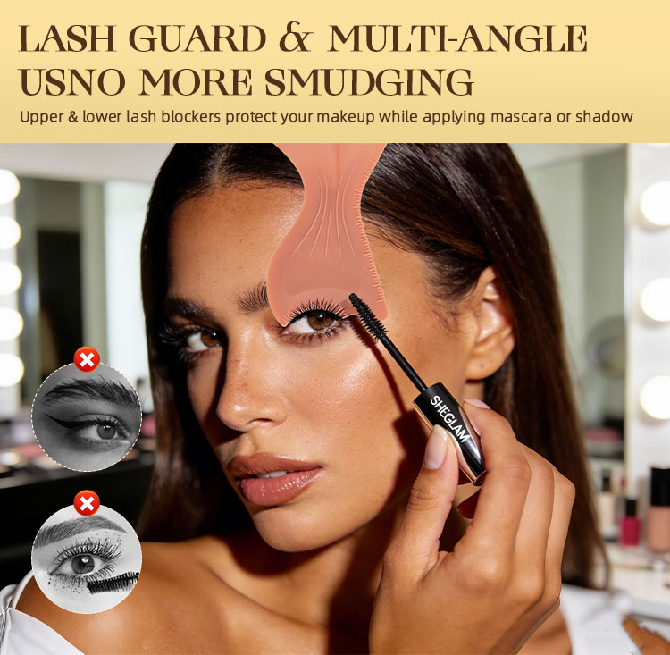 Silicone eye makeup stencil tool colors