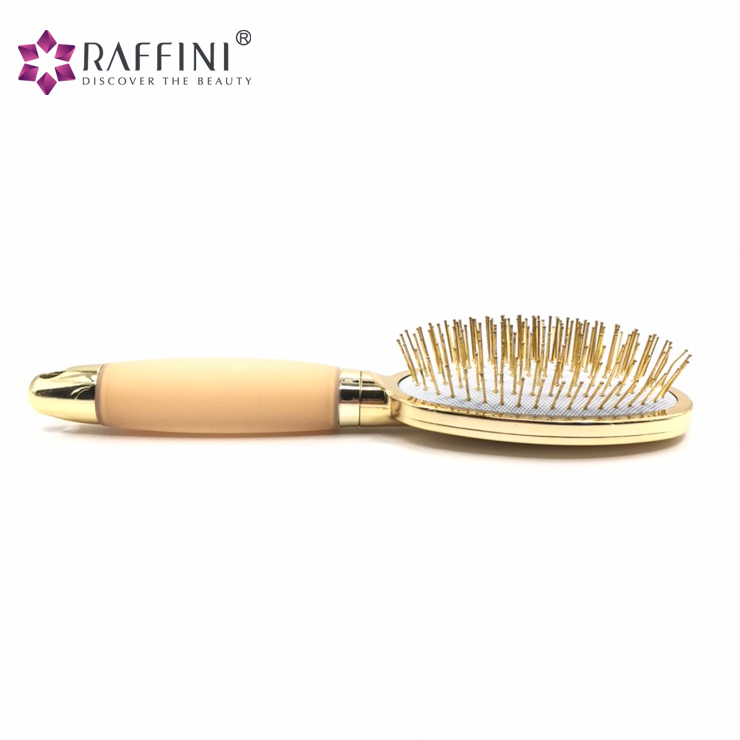 Luxury Gold Cushion Hair Brush Details 3